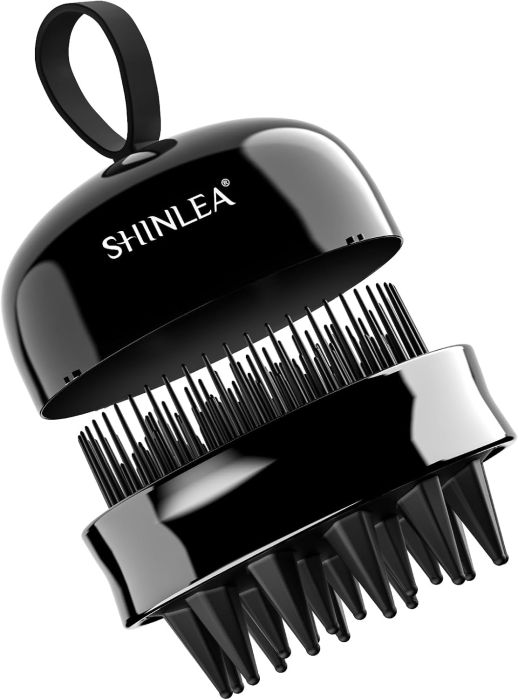 SHINLEA 2 in 1 Scalp Massager and Hair Brush